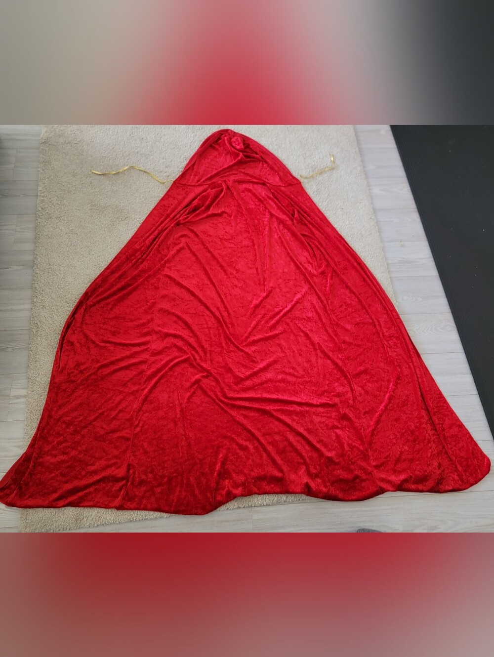 Red Velvet Cape